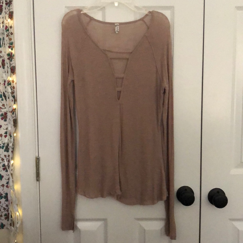 Sheer Free People Top
